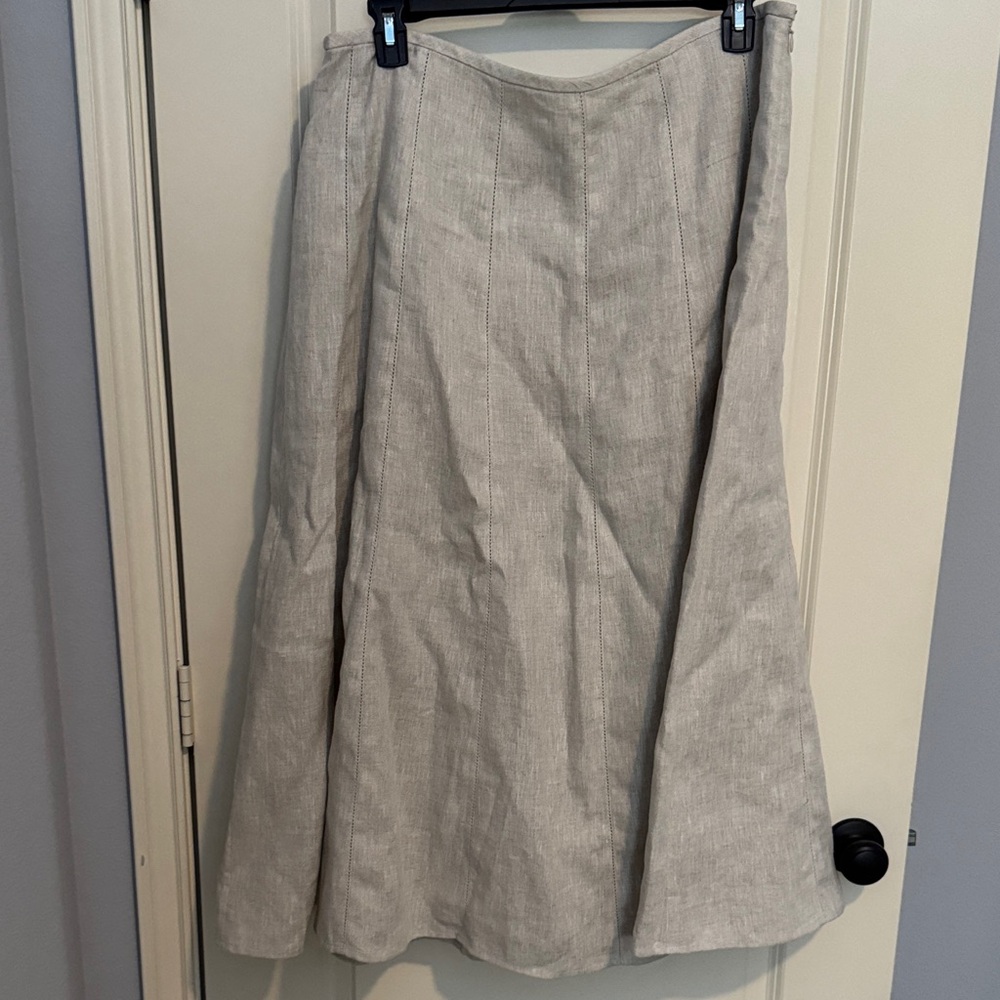Talbots Linen A line Skirt